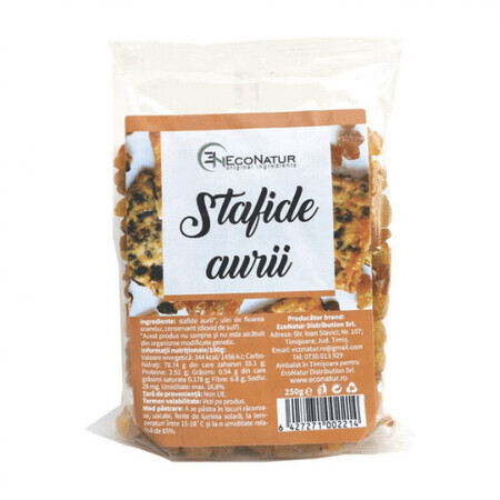 Stafide aurii, 250 g, Econatur