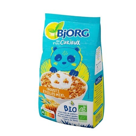 Stelle di cereali con miele per bambini, 375g, BJORG