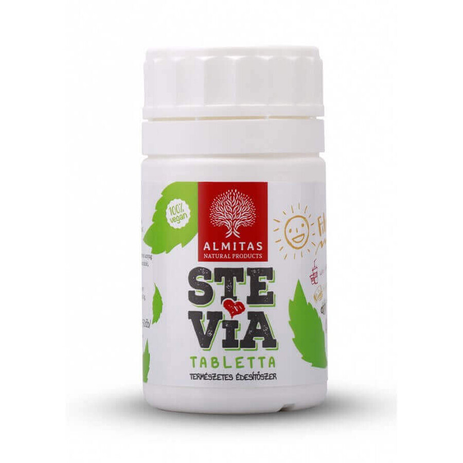 Edulcorante natural Stevia, 1000 comprimidos, Vitaking