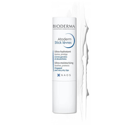 Bioderma Atoderm - Stick Levres Stick Labbra Lenitivo e Idratante, 4g