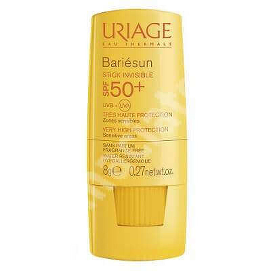 Stick invizibil protecție solară SPF50+ Bariesun, 8 g, Uriage