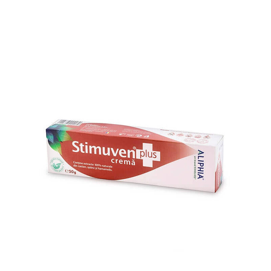 Stimuven Plus, Aliphia crema para varices, 50 g, Exhelios