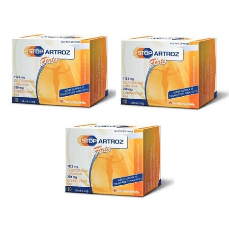 Stoparthroz Forte, 10 bustine (2 + 1), Rompharm