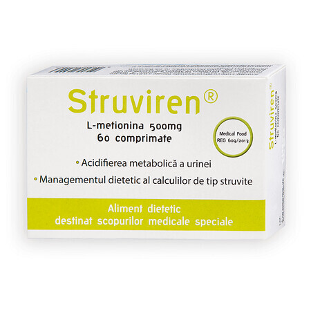 Struviren, 500 mg, 60 tablets, Meditrina Pharmaceuticals