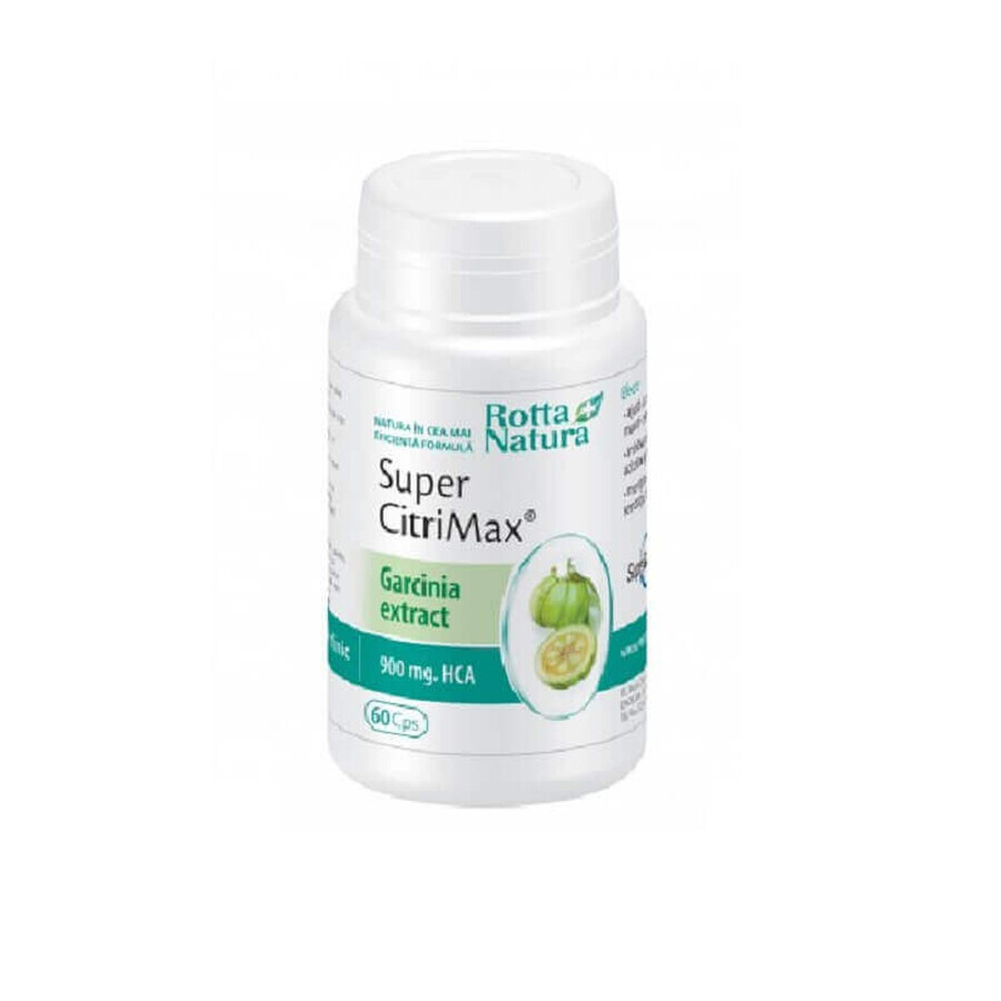 Estratto di Garcinia Super CitriMax 900 HCA, 60 capsule, Rotta Natura