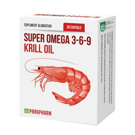 Super Omega 3-6-9, 30 cápsulas, Parapharm