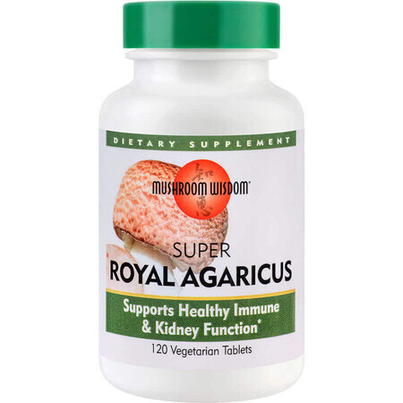 Super Royal Agaricus Mushroom Wisdom, 120 compresse, Secom