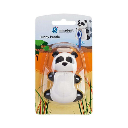 Toothbrush holder with suction cups Panda, Miradent