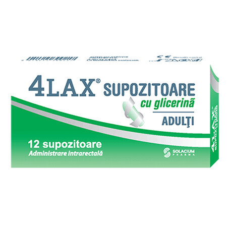 Supposte di glicerina per adulti, 12 supposte, Antibiotico SA