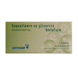 Glycerin suppositories for adults, 12 pieces, Sintofarm