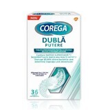 Corega Double Strength effervescent tablets, 36 tablets, Gsk