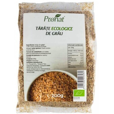 Organic wheat tarts, 200 g, Pronat