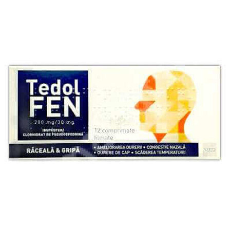 Tedolfen, 12 tablets, Teva Pharmaceuticals