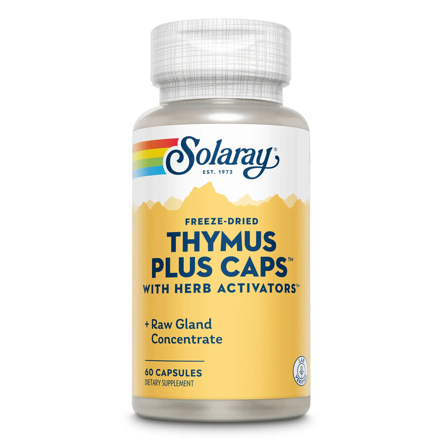 Thymus Plus Caps Solaray, 60 capsule, Secom