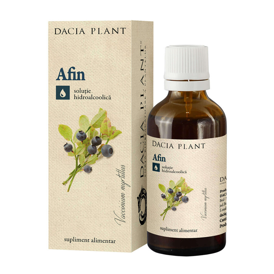 Tincture of Blueberry, 50 ml, Dacia Plant