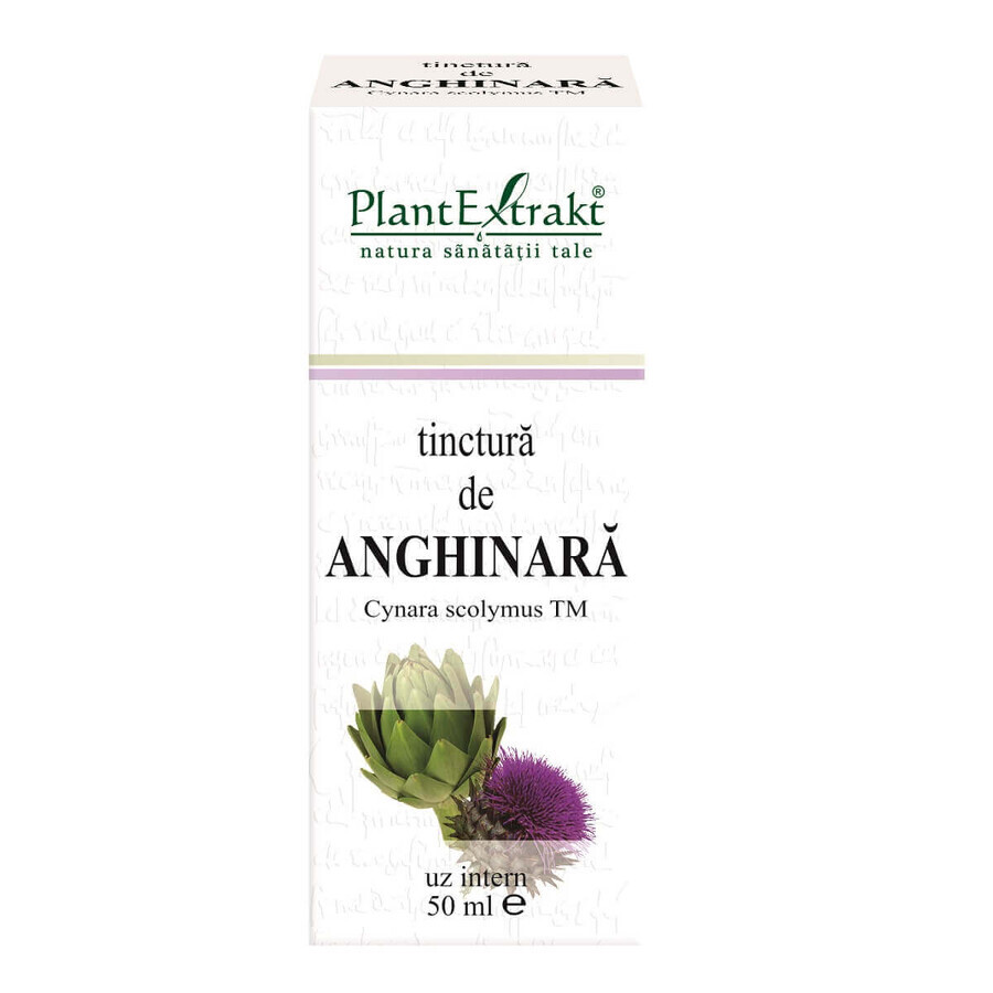 Tintura de alcachofa, 50 ml, Plant Extrakt