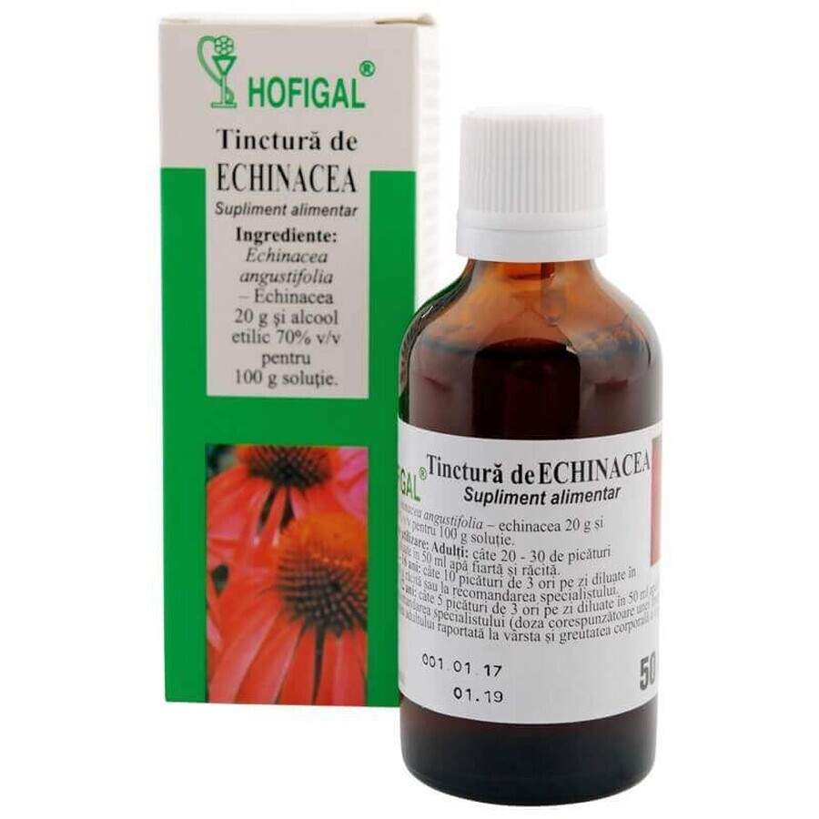 Tintura di echinacea, 50 ml, Hofigal