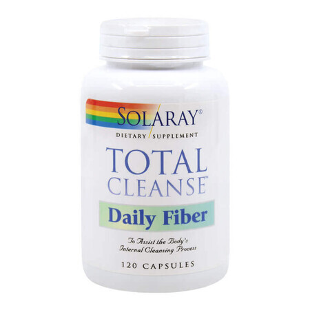 Total Cleanse Daily Fiber Solaray, 120 capsules, Secom