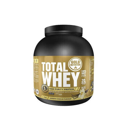 Total Whey gusto vaniglia, 2 kg, Gold Nutrition