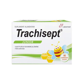 Trachisept Junior with honey and lemon, 16 tablets, Labormed