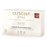 Tratament complet Crescina Transdermic Re-Growth HFSC 500 WOMAN, 10 fiole + 10 fiole, Labo