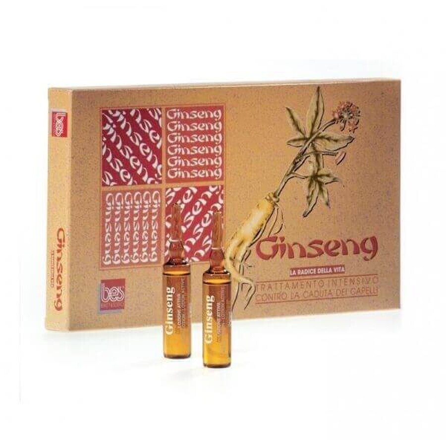 Ginseng-Haarausfallbehandlung, 12 Fläschchen, Bes Beauty & Science