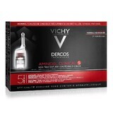 Vichy Aminexil hair loss treatment for men Dercos Clinical 5, 21 vials x 6 ml