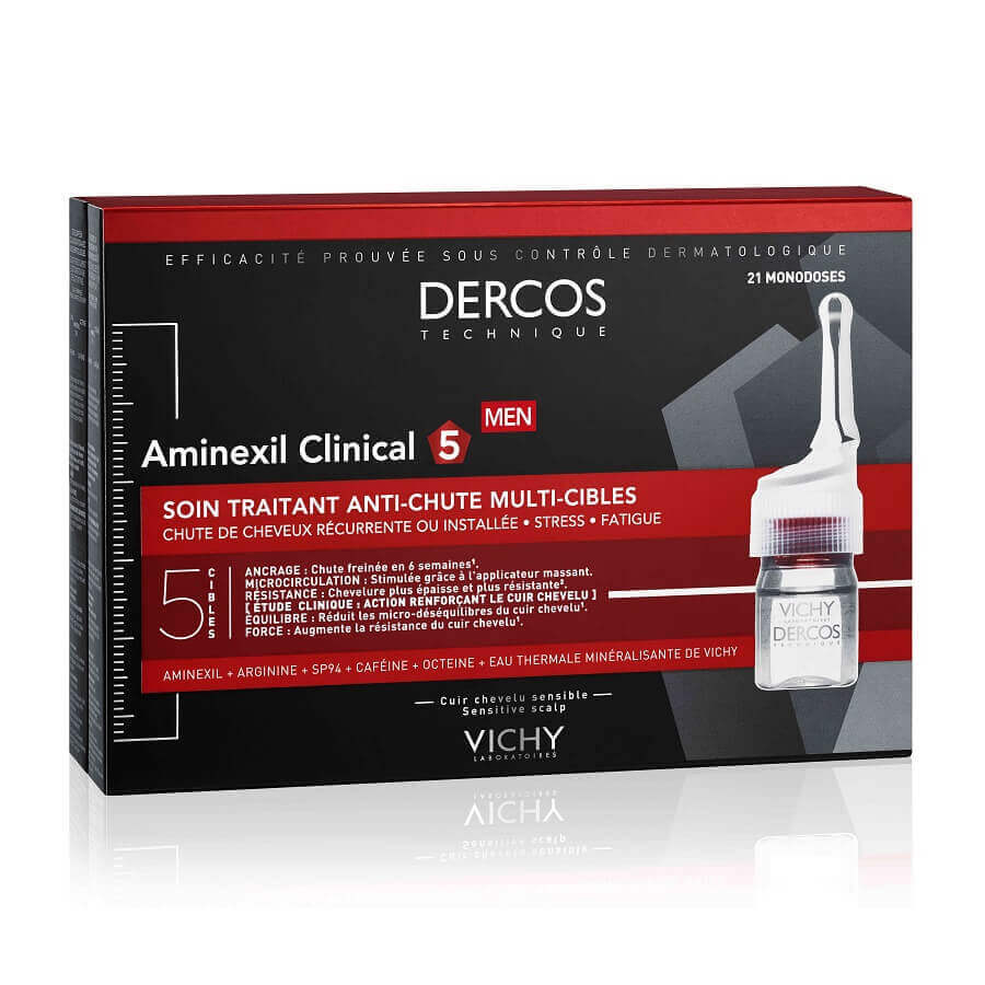 Dercos Technique Aminexil Clinical 5 Uomo Vichy 21x 6ml