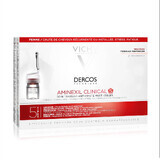 Vichy Aminexil Tratamiento Anticaída Mujer Dercos Clinical 5, 21 ampollas x 6 ml