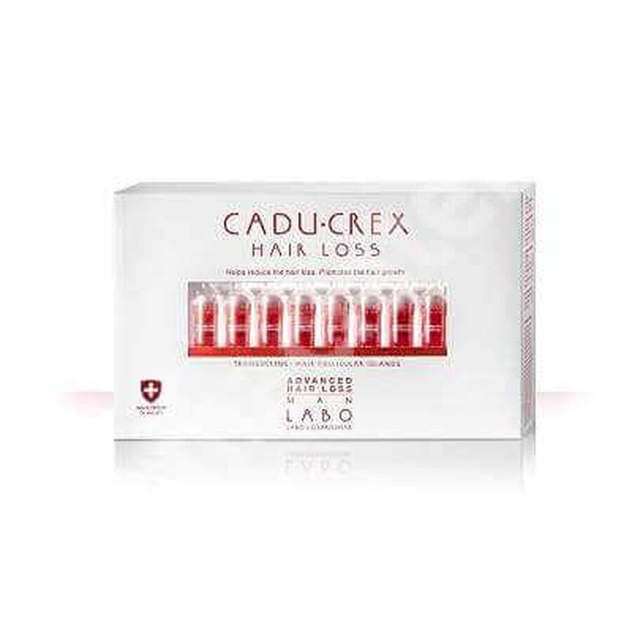 Tratamiento contra la caída avanzada del cabello para hombres Cadu-Crex, 20 ampollas, Labo