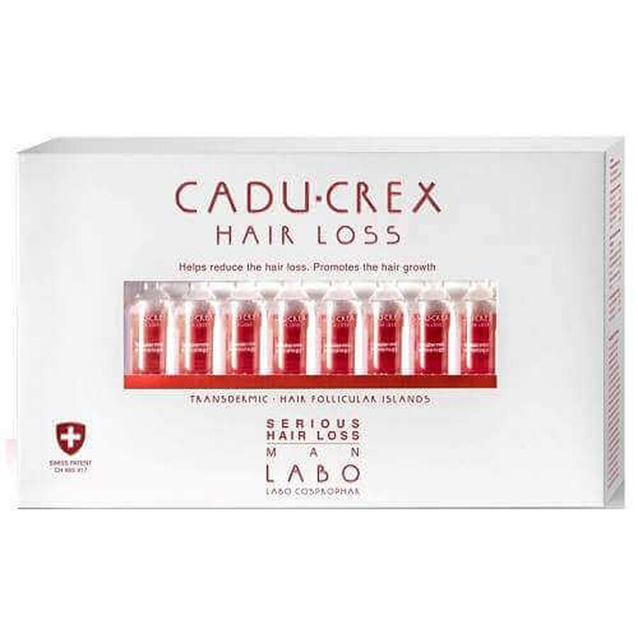 Treatment against advanced hair loss women Cadu-Crex, 20 ampoules, Labo