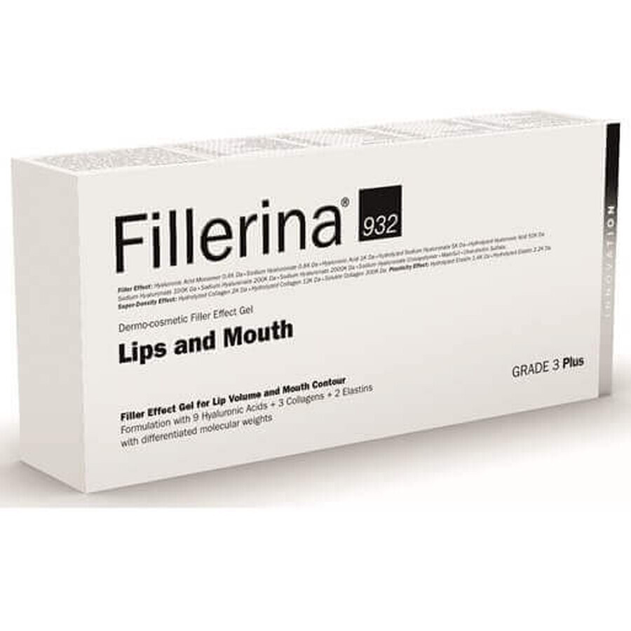 Lip and Lip Contour Treatment Grade 3 Plus Fillerina 932, 7 ml, Labo