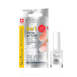 Professional 8in1 Silver Shine Nail Therapy, 12 ml, Eveline Cosmetics