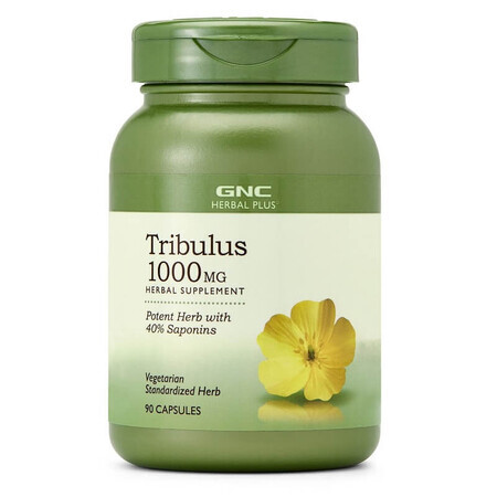 Tribulus 1000 mg Herbal Plus, 90 capsule, GNC