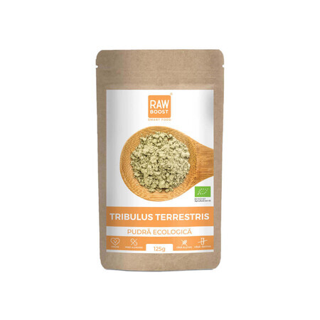 Polvere biologica Tribulus Terrestris, 125 g, Rawboost Smart Food