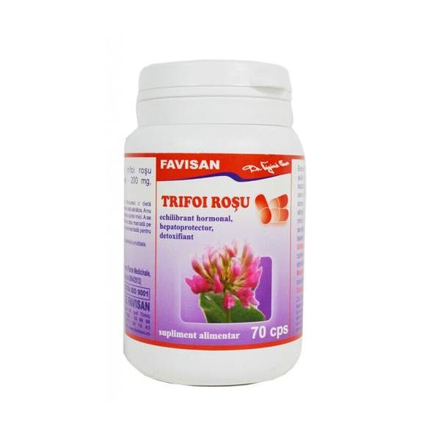 Trifoglio rosso, 70 capsule, Favisan