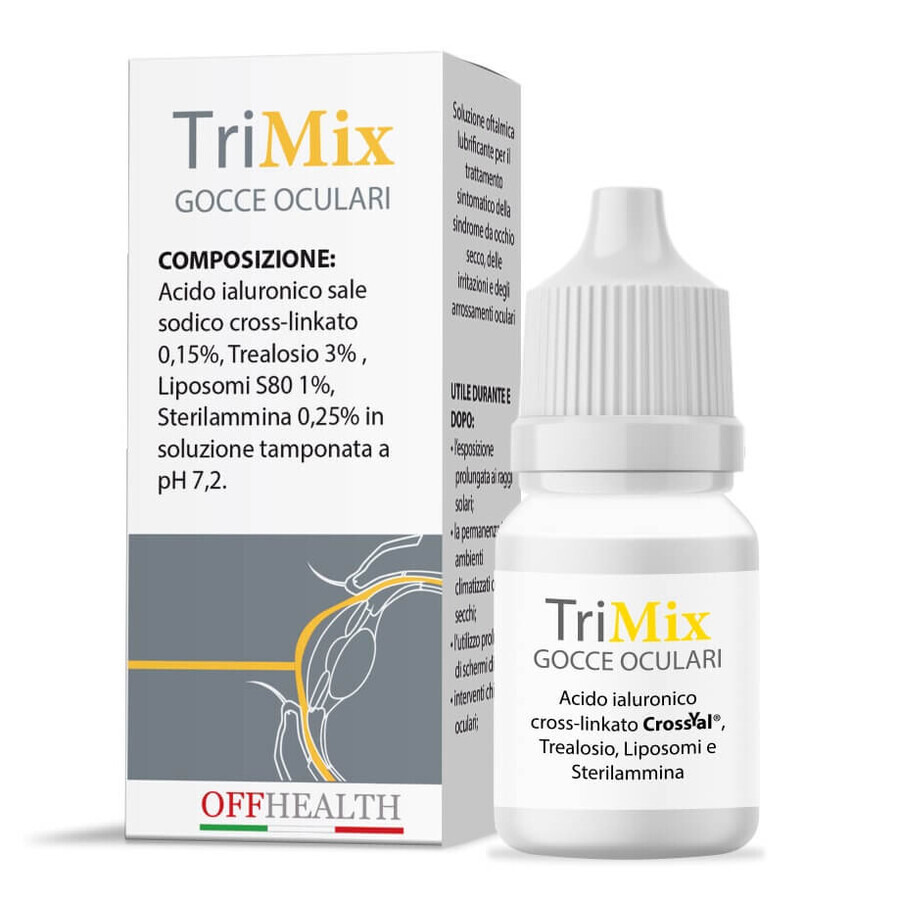 TriMix eye drops, 8 ml, Offhealth