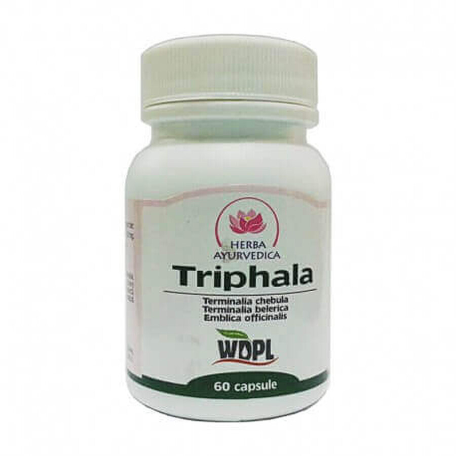 Triphala 500mg, 60 cápsulas, hierba ayurvédica