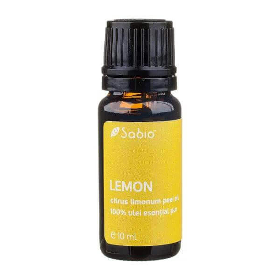 100% pure essential oil Lemon, 10 ml, Sabio