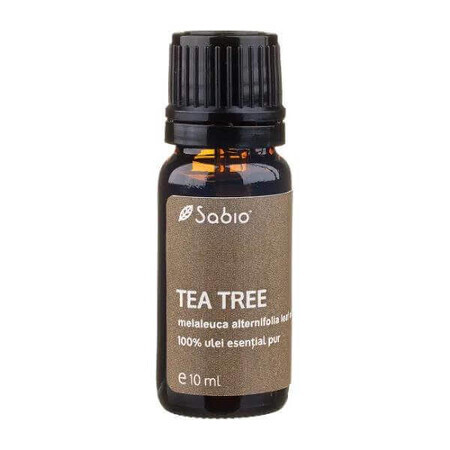 Olio essenziale di Tea Tree puro al 100%, 10 ml, Sabio