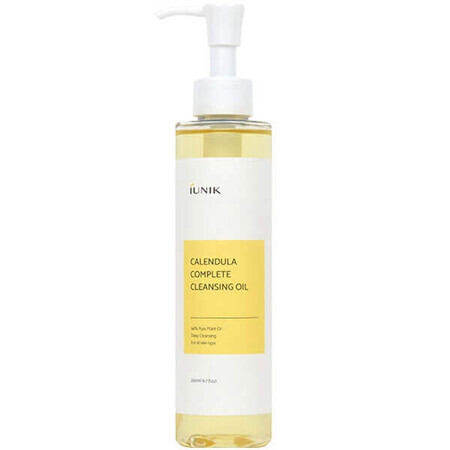 Huile nettoyante complète au calendula, 200 ml, Iunik