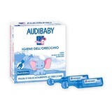 Diepharmex Audibaby Igiene Auricolare Bambini 0-3 Anni, 10 Flaconcini