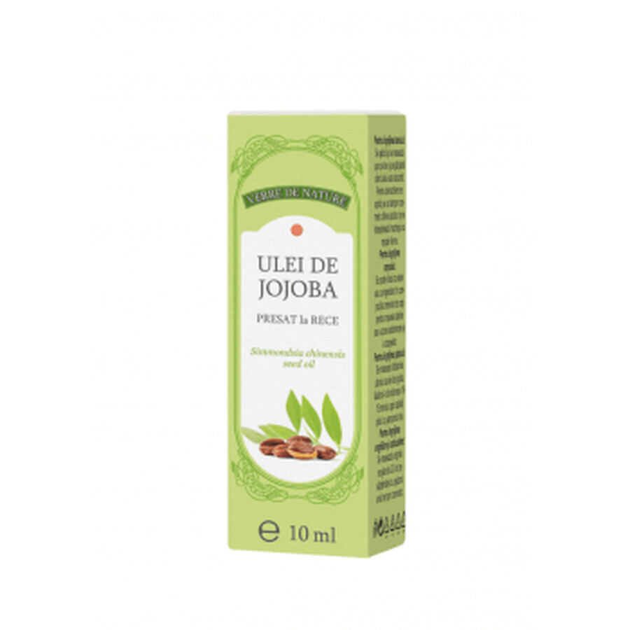 Olio di Jojoba spremuto a freddo, 10 ml, Verre de Nature