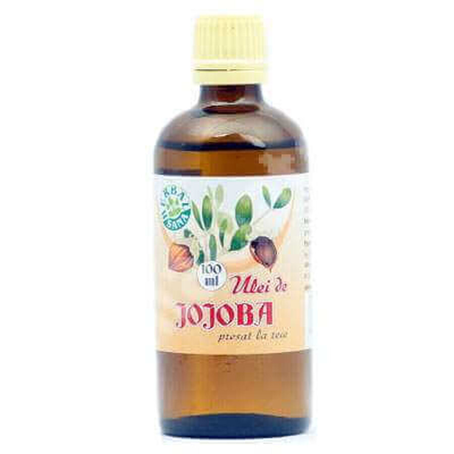 Huile de jojoba pressée à froid, 100 ml, Herbavit