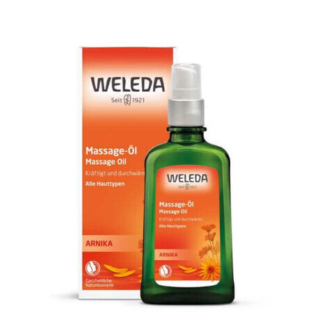 Olio da massaggio con estratto di arnica, 100ml, Weleda