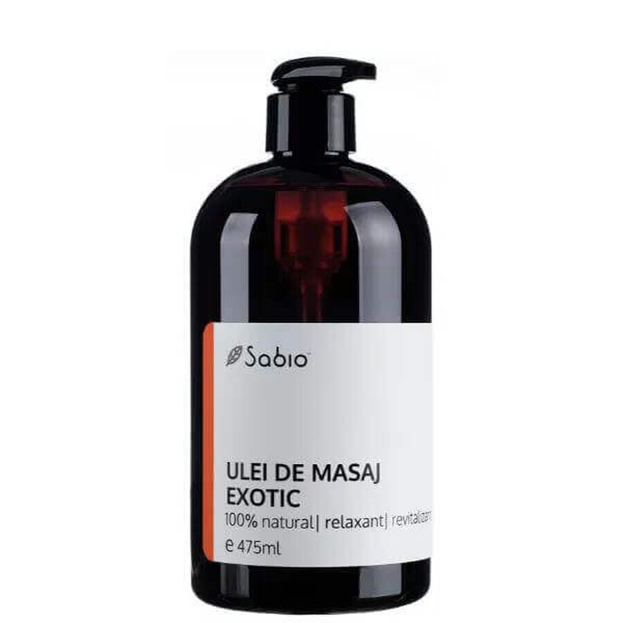 Aceite de masaje exótico, 475 ml, Sabio