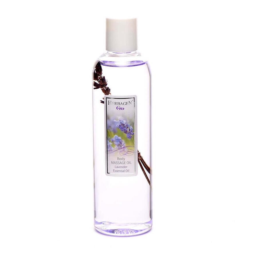 Aceite de masaje de lavanda, 250 ml, Herbagen