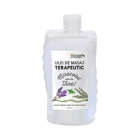 Therapeutic massage oil, 1000 ml, Techir