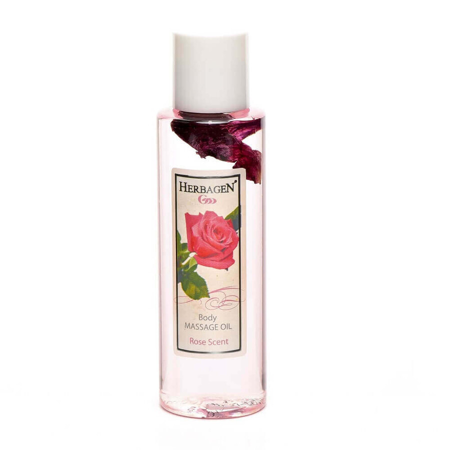 Olio da massaggio alla rosa, 100 ml, Herbagen