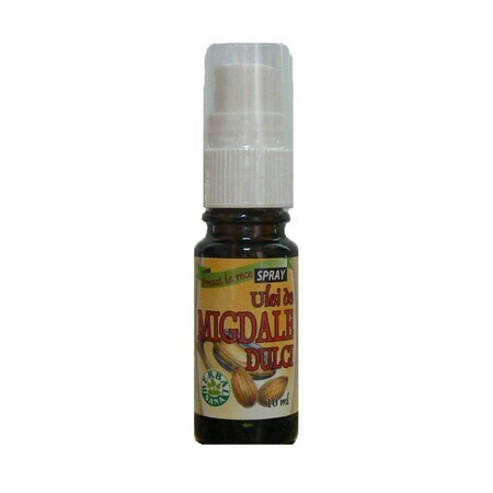 Sweet almond oil spray, 10 ml, Herbavit